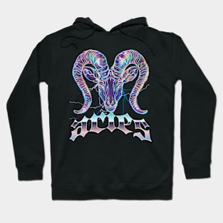 Retro Bootleg Aries Rap Zodiac Sign Astrology Horoscope Hoodie